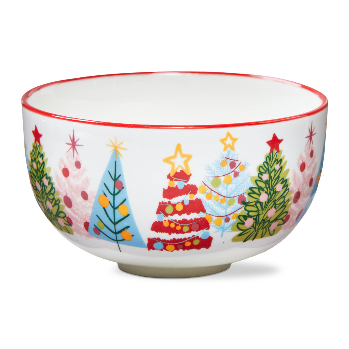 Groovy Trees Snack Bowl Stoneware Multi