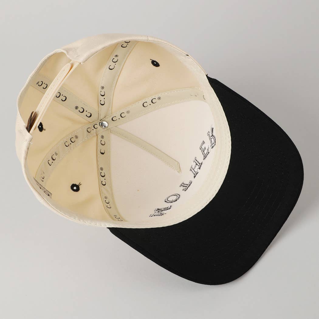 MOTHER Upside Down Lettering Embroidery Cap