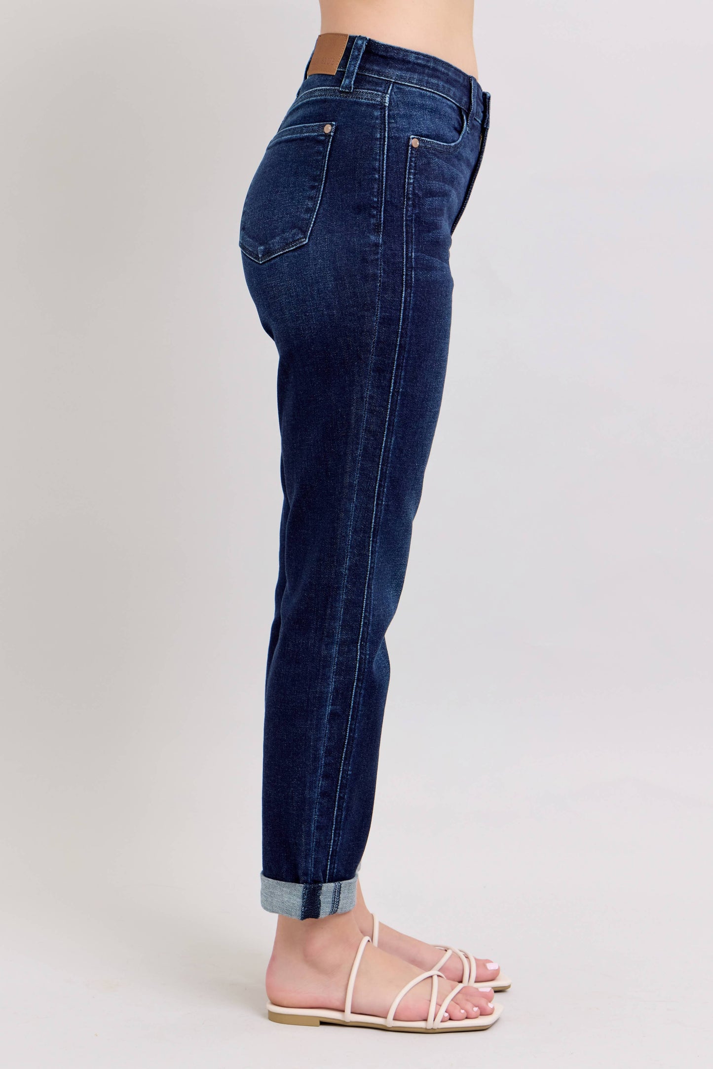 Dark Wash High Waisted Boyfriend Judy Blue