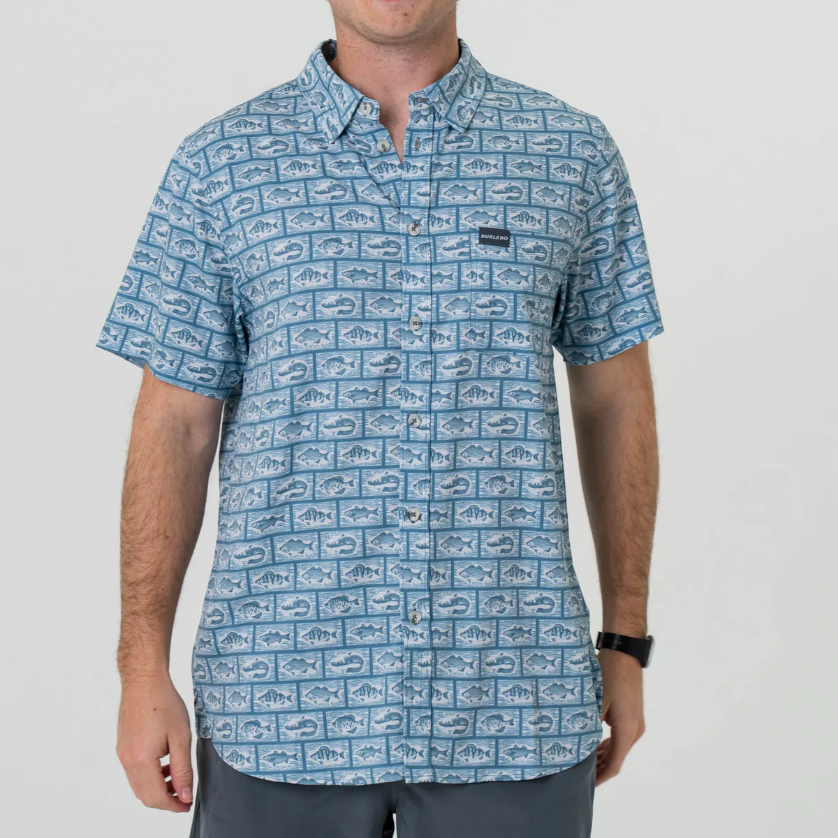 Burbelo Angler's Performance Button Up