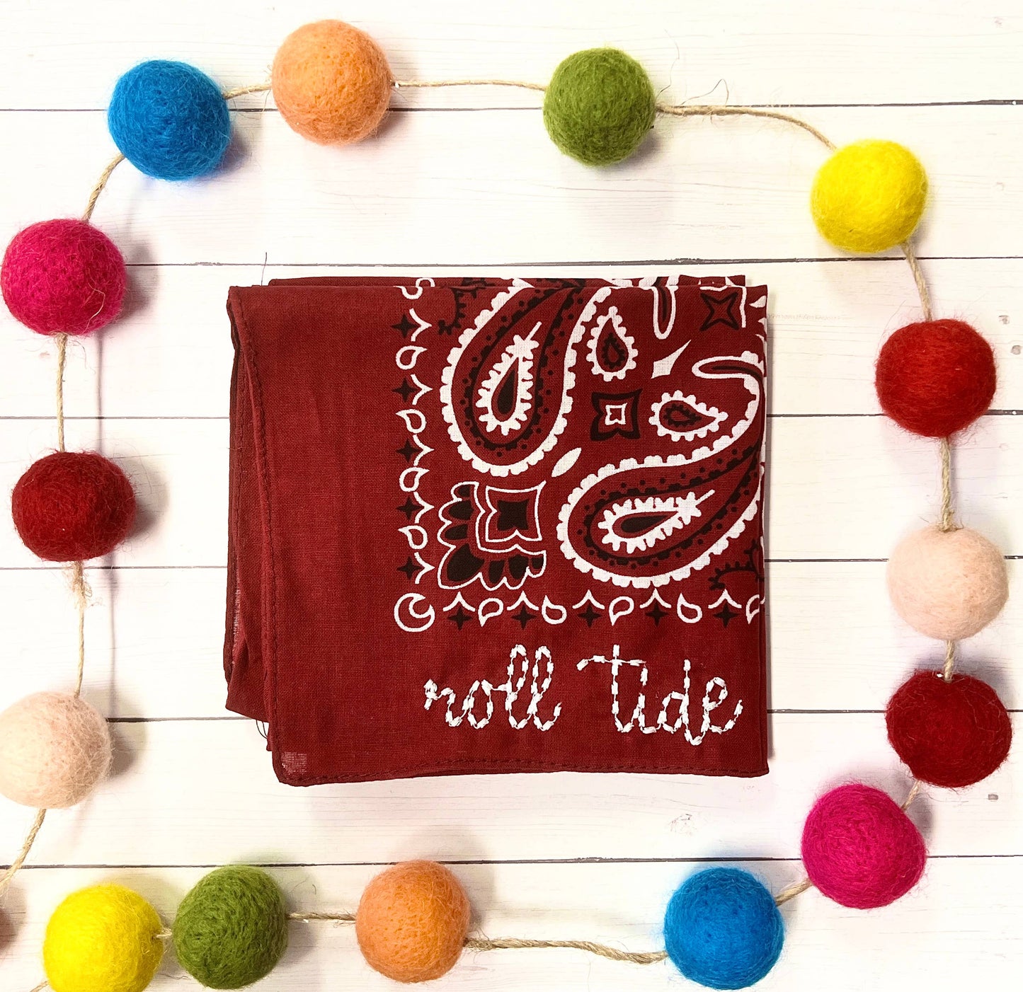 Customized Embroidered Bandana