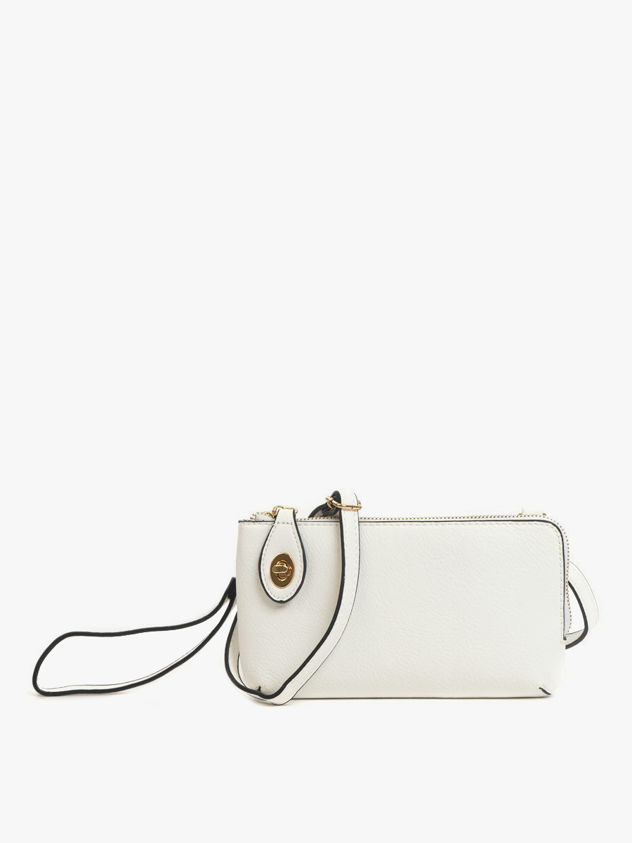 Kendall Crossbody/Wristlet w/ Twist Lock Closure