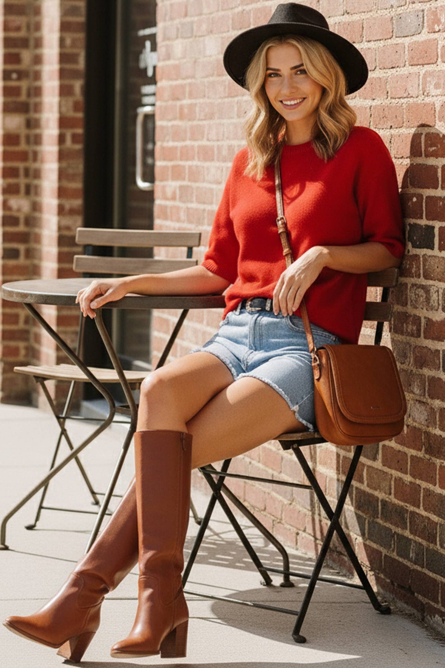 Short Sleeve Relaxed Sweater Top