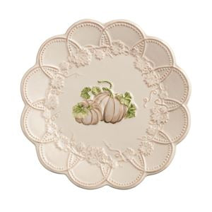 White Pumpkin Plate