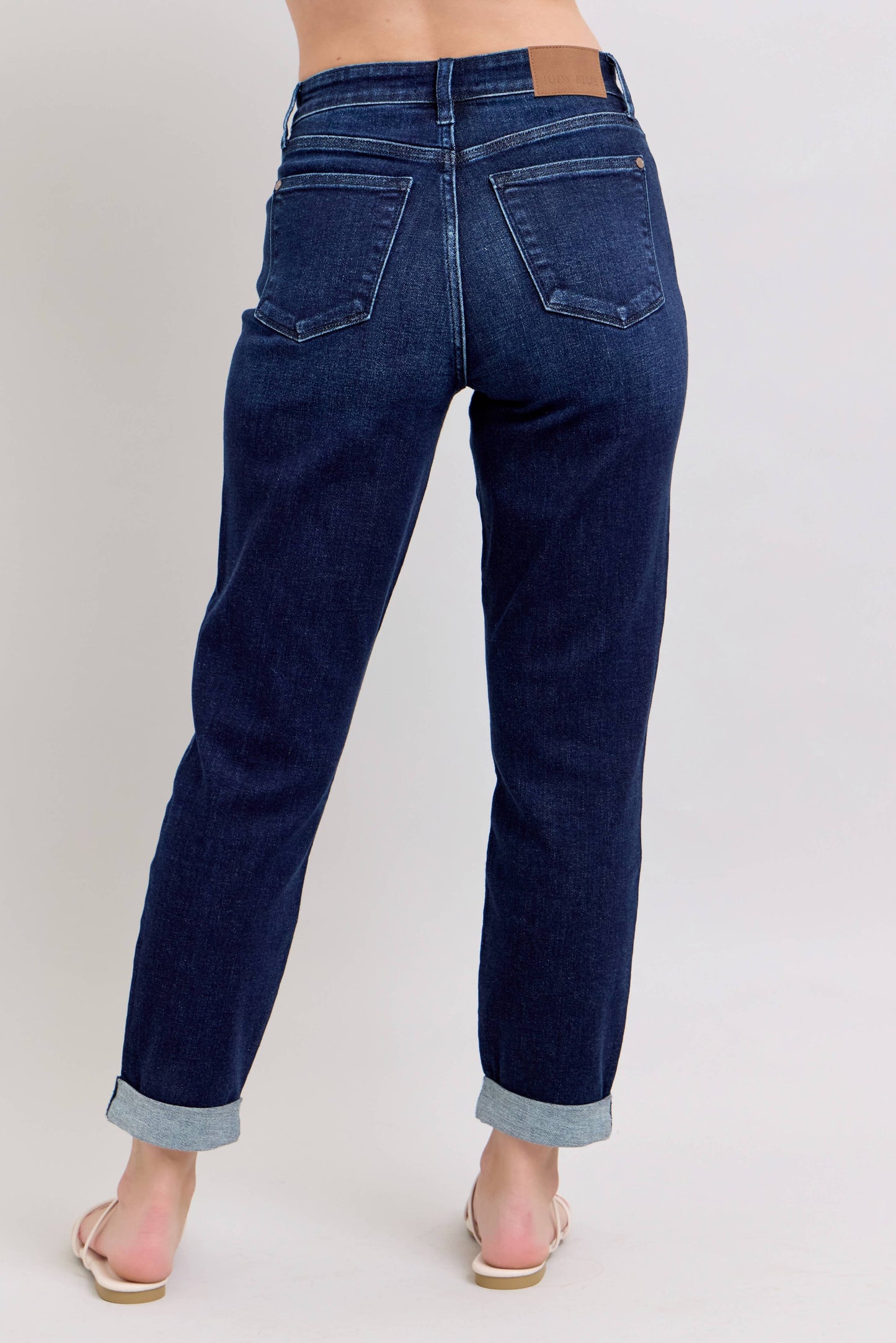 Dark Wash High Waisted Boyfriend Judy Blue