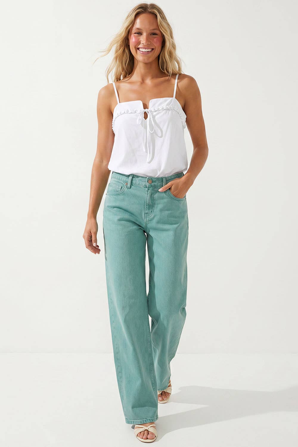 Knitting Detail Tank Top