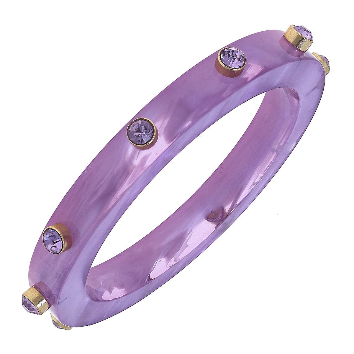 Renee Resin and Rhinestone Bangle