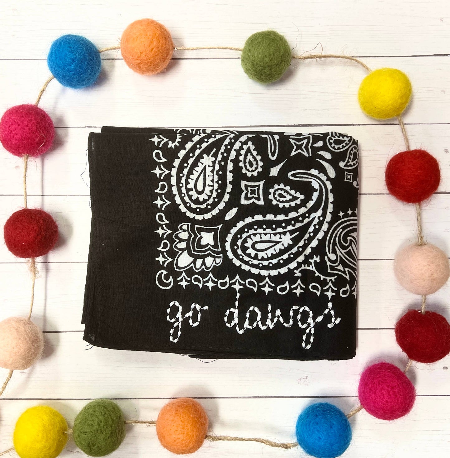 Customized Embroidered Bandana