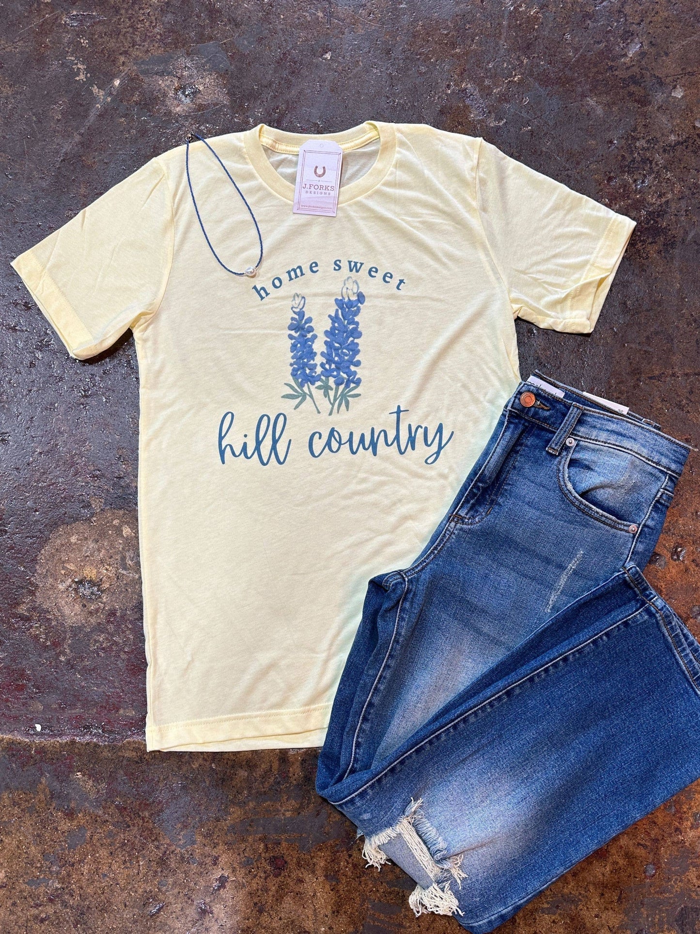 Hill Country Blue Bonnets Tee
