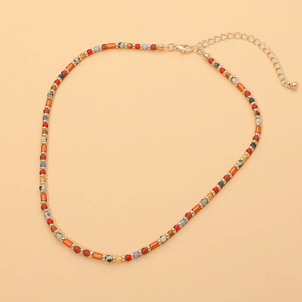 Minimalist Beaded Necklace