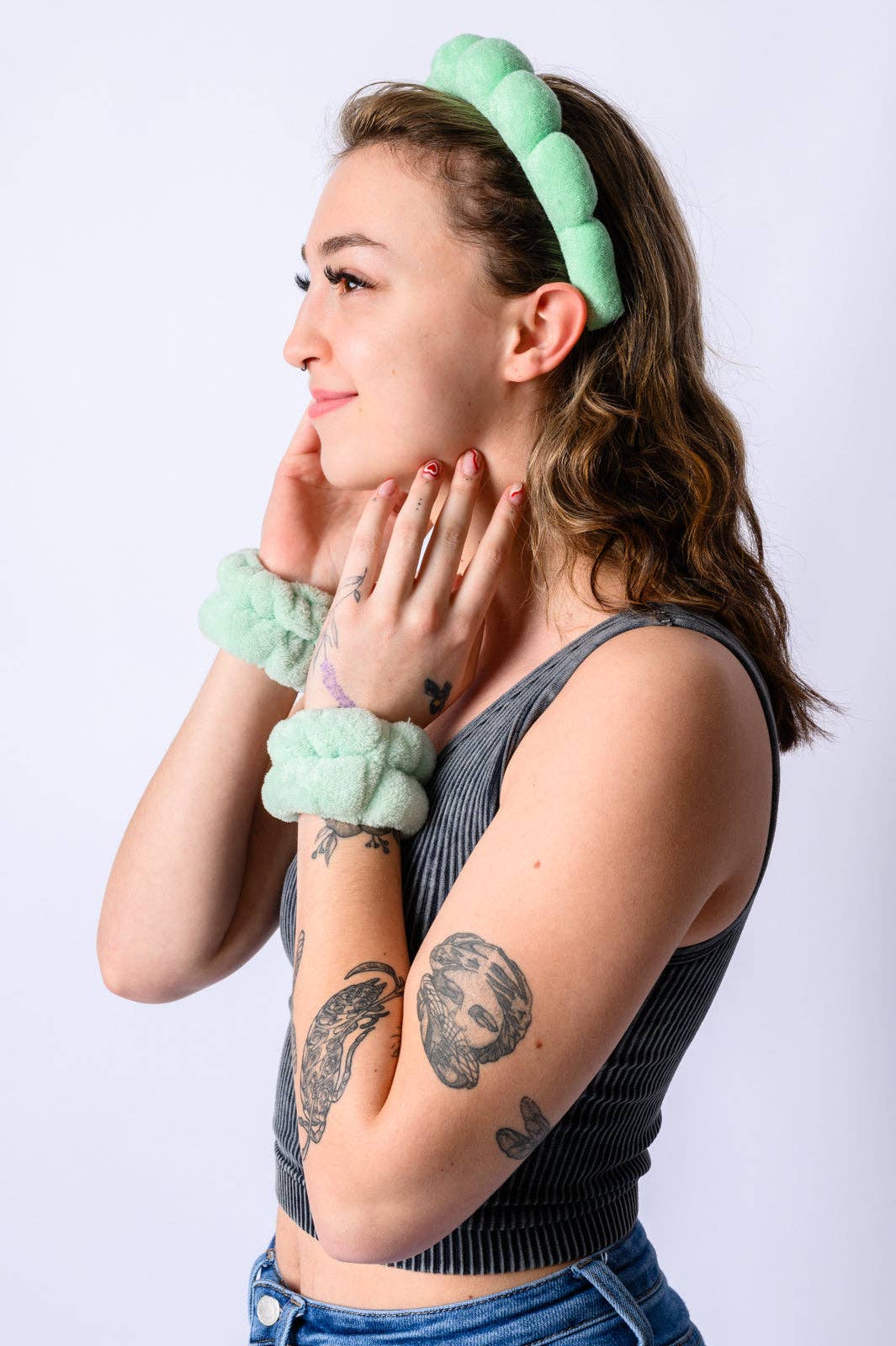 Lost in the Moment Headband and Wristband Set