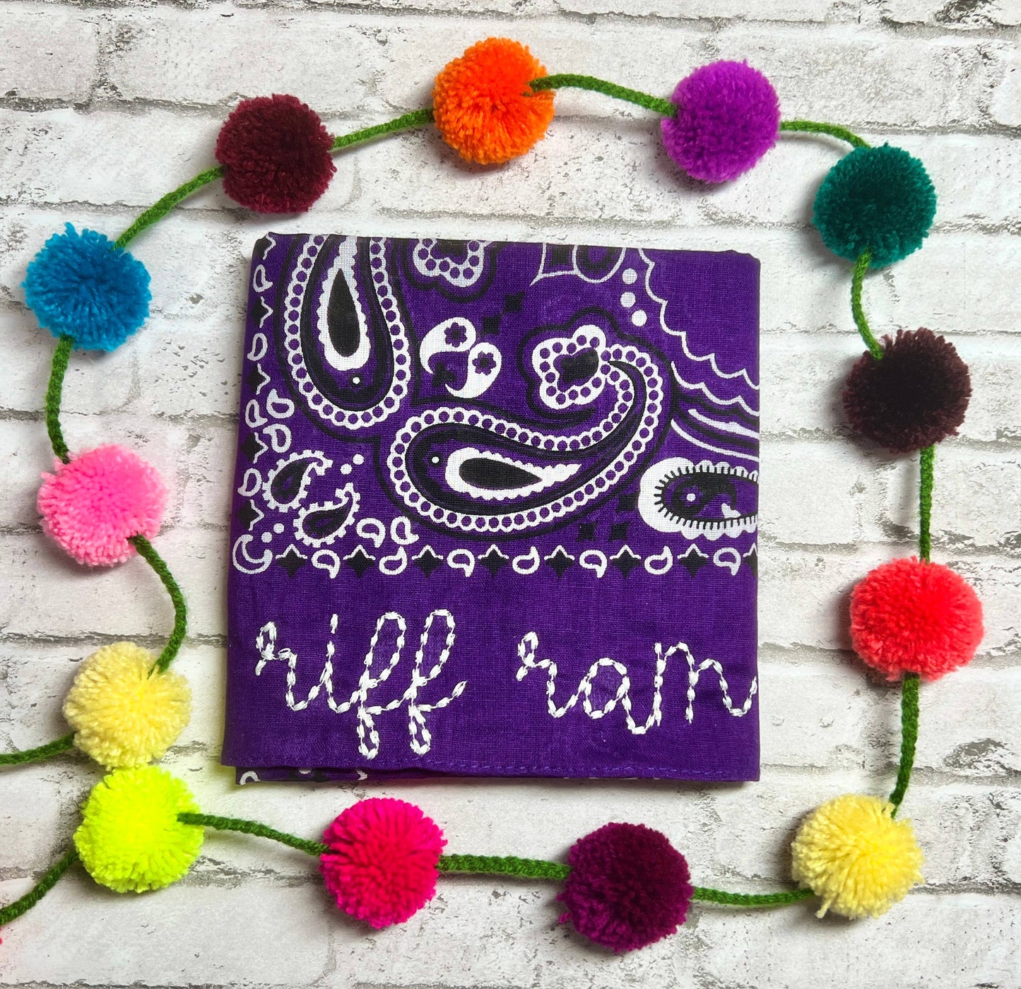 Customized Embroidered Bandana