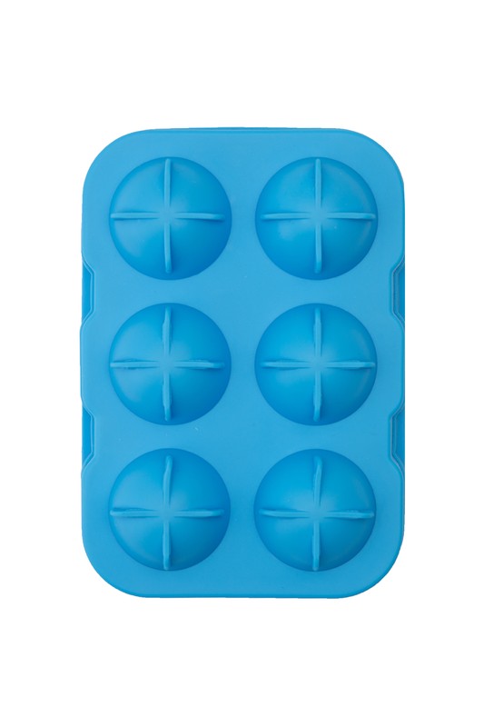 6 Silicone Ice Ball Mold in Spherical Shape Set
