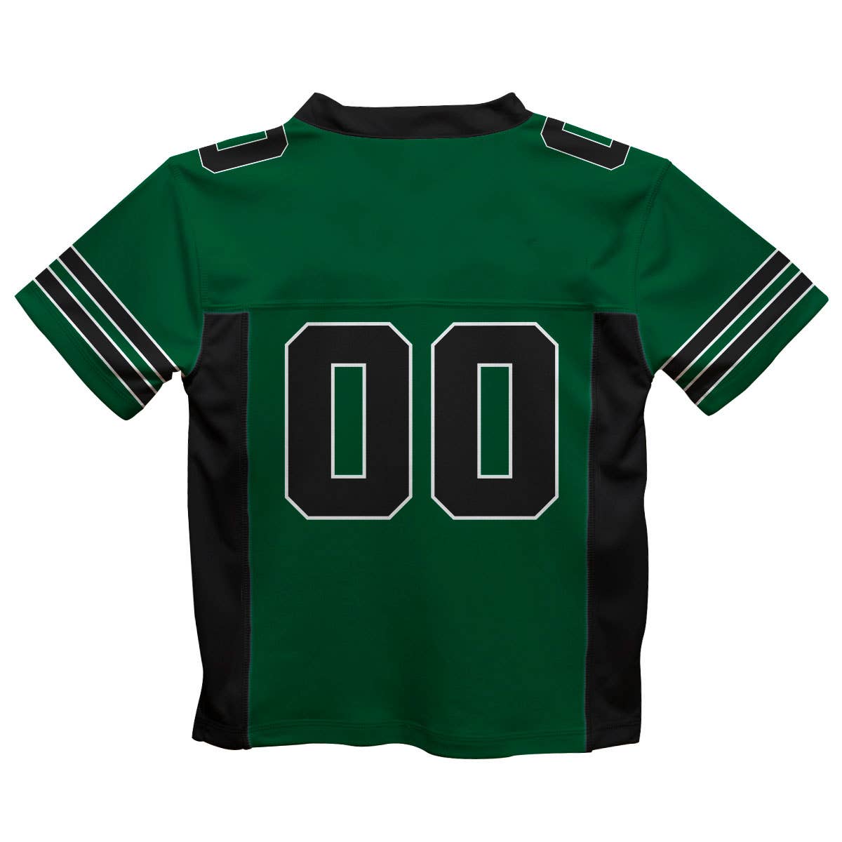Vive La Fete Game Day Green Black Fashion Football T-Shirt