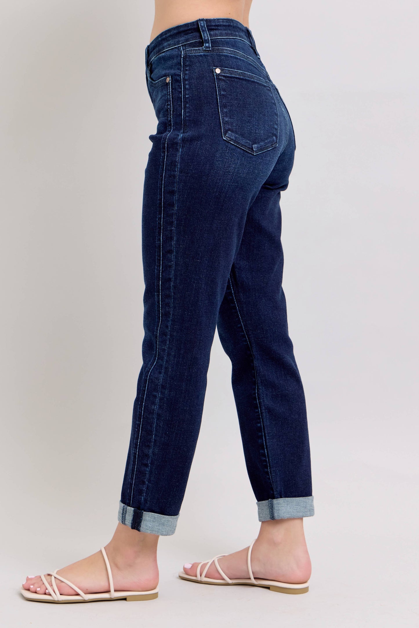 Dark Wash High Waisted Boyfriend Judy Blue