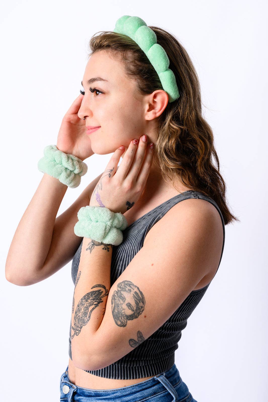 Lost in the Moment Headband and Wristband Set
