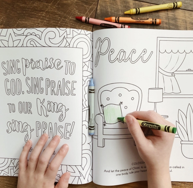 Colored with Grace - Kids Coloring Book