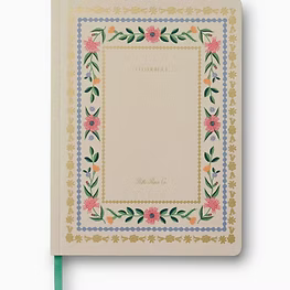 Floral Scroll Journal