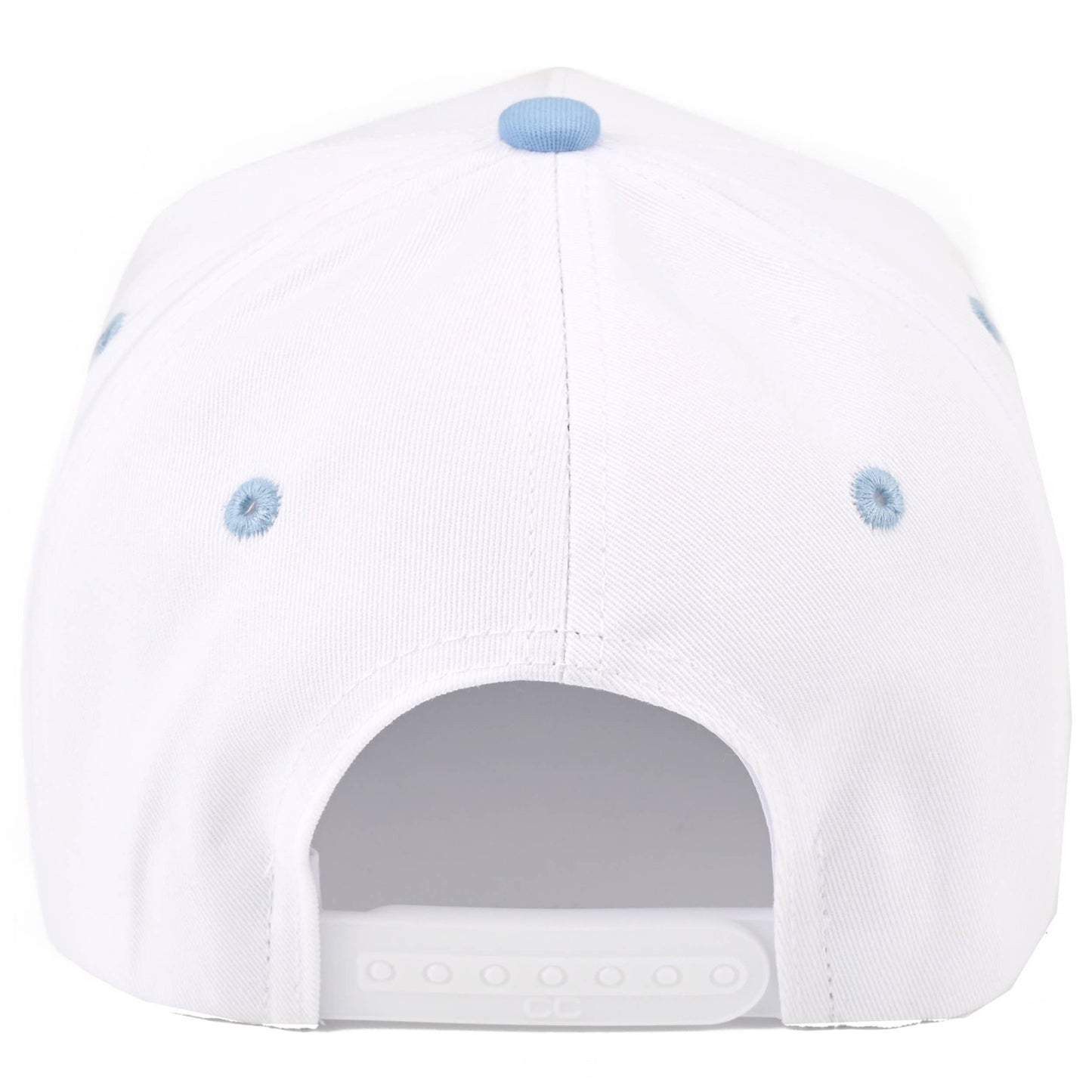 C.C LAKE Letter Embroidered Two Tone Trucker Hat