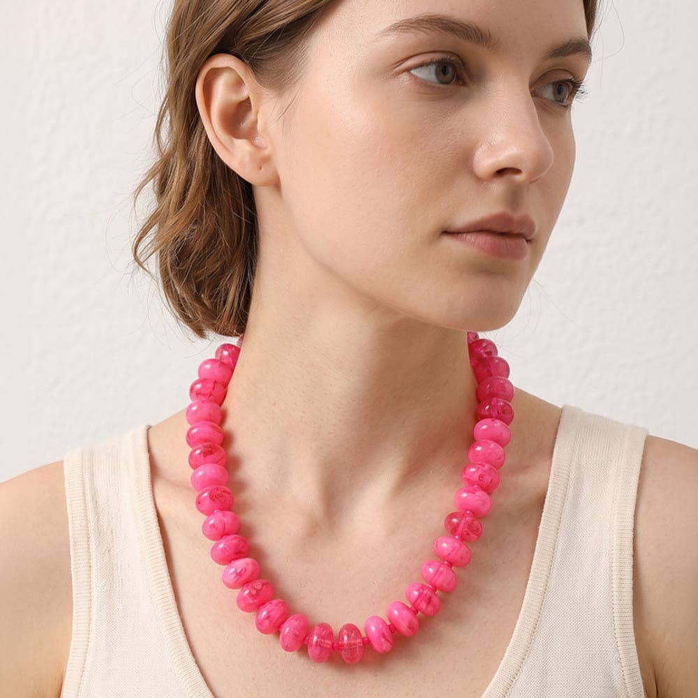Chunky Beaded Statement Necklace