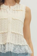 Sleeveless Knit Top