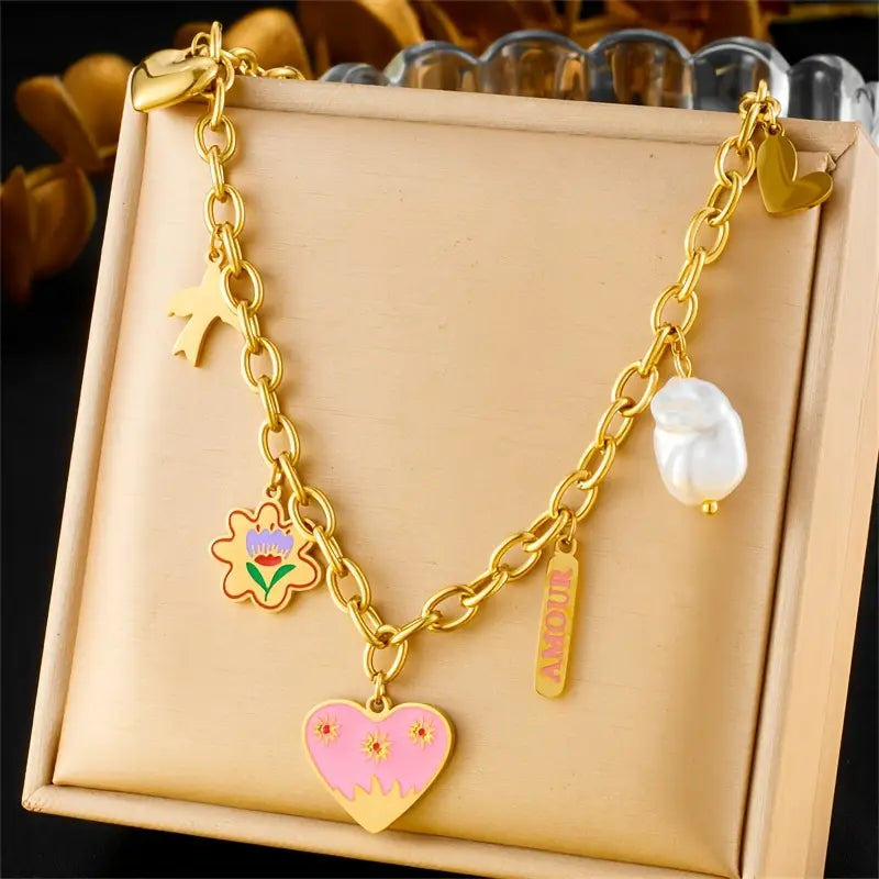 Charm Bar Necklace