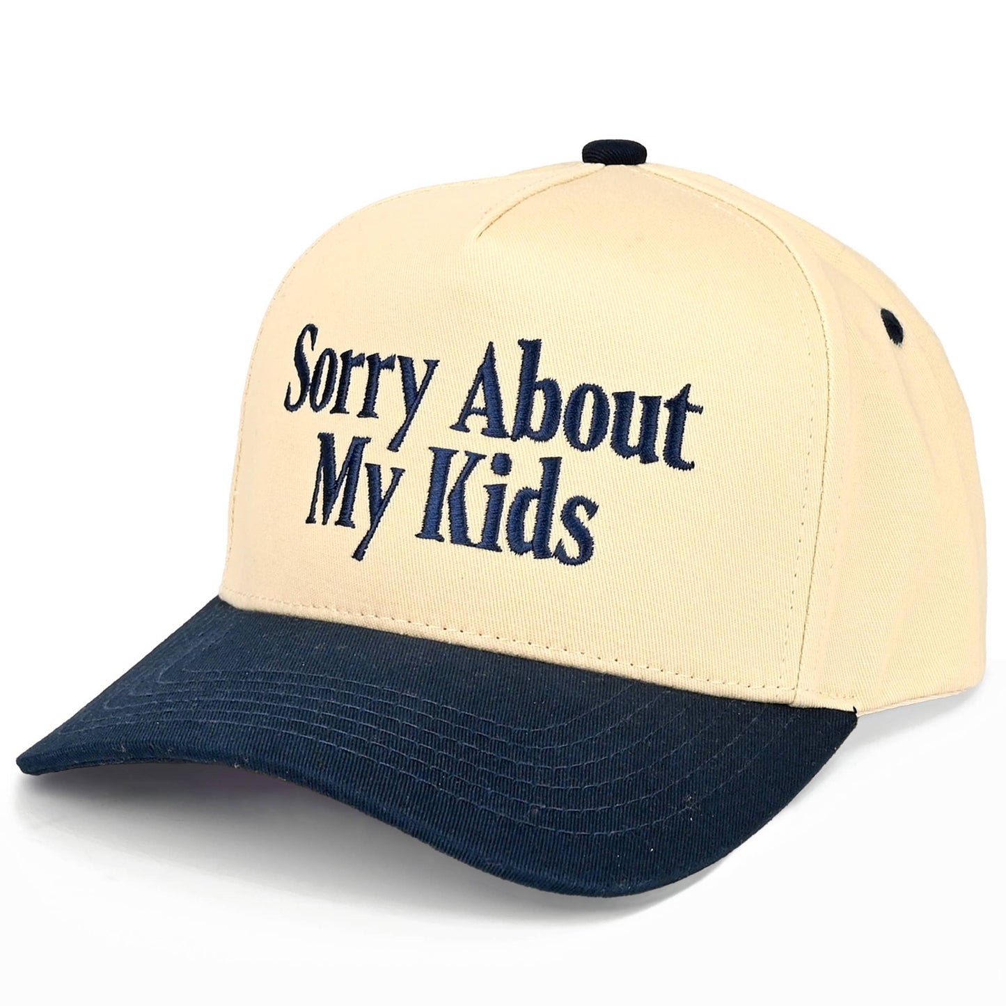 C.C SORRY ABOUT MY KIDS Two Tone Trucker Hat