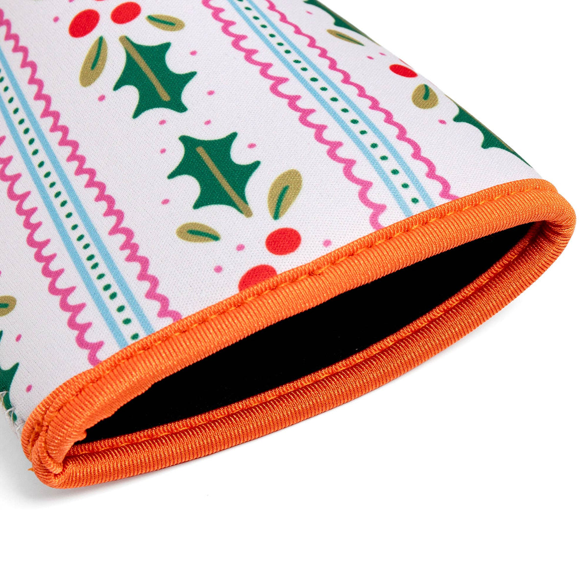Holly Christmas Drink Sleeve