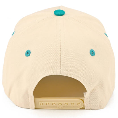 C.C LAKE Letter Embroidered Two Tone Trucker Hat