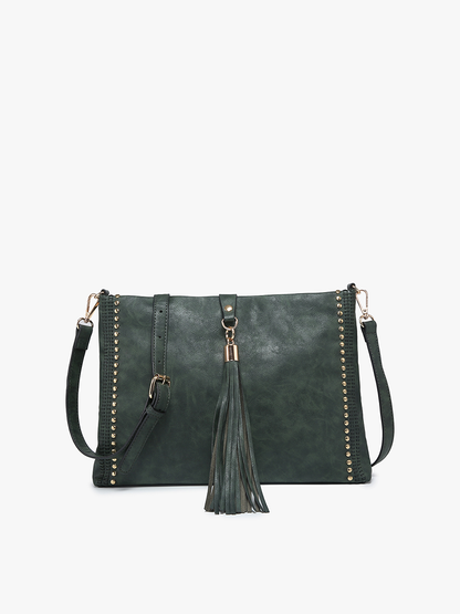 Marie Crossbody w/ Grommet Details