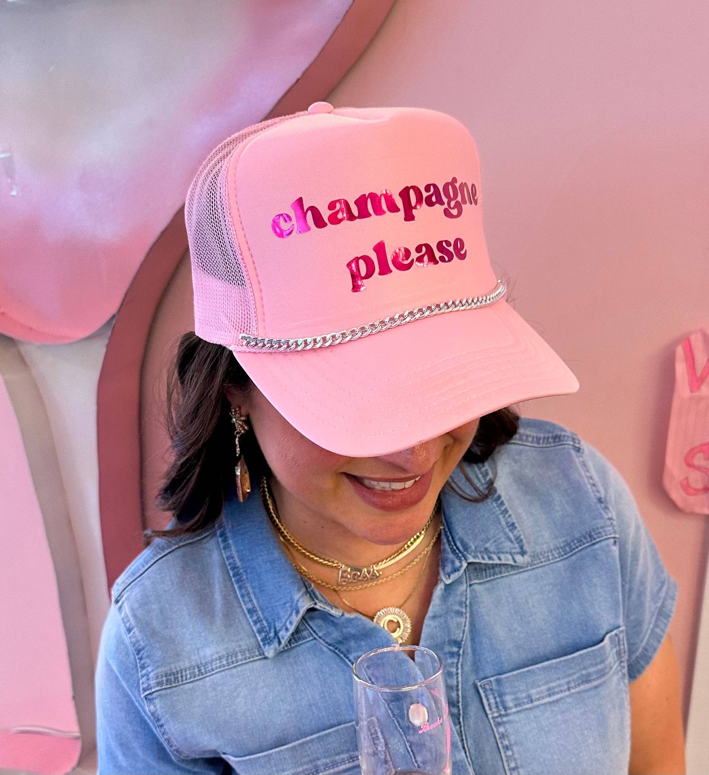 Champagne Please Trucker