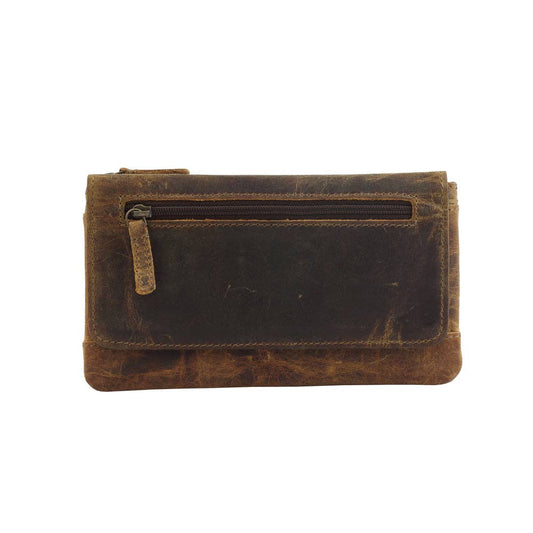 MYRA OAK FIRE  LEATHER AND HAIRON WALLET