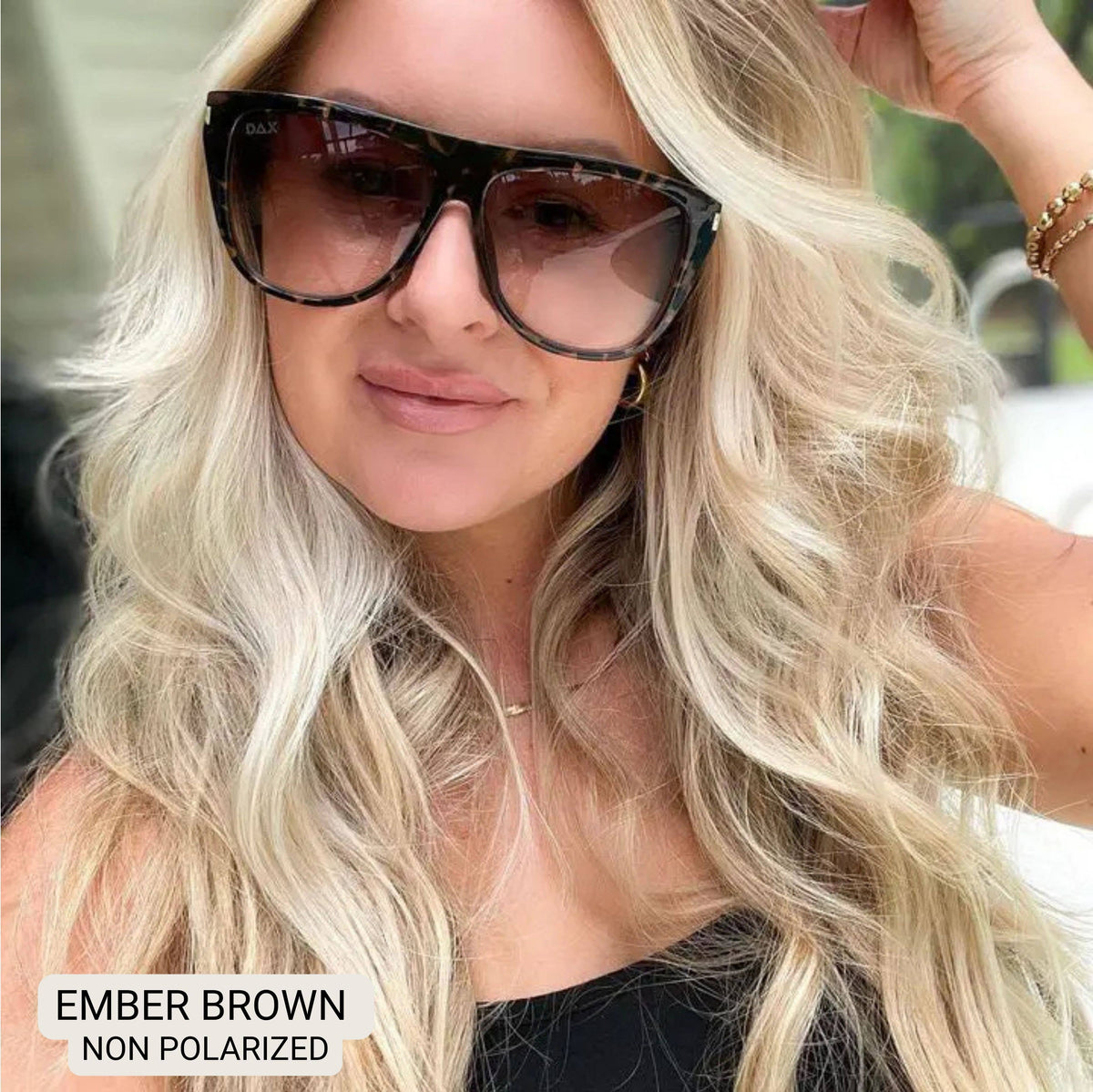 DAX Ember - Woman's Oversized Square Sunglasses