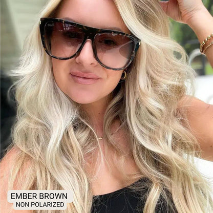 DAX Ember - Woman's Oversized Square Sunglasses