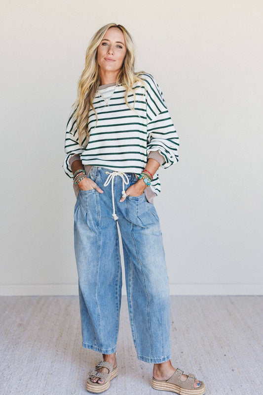 Coastal Dreaming Top - Green Acorn