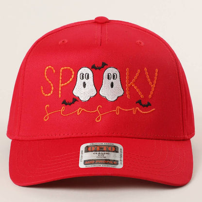 SPOOKY TWO Ghost Embroidered Trucker Hat