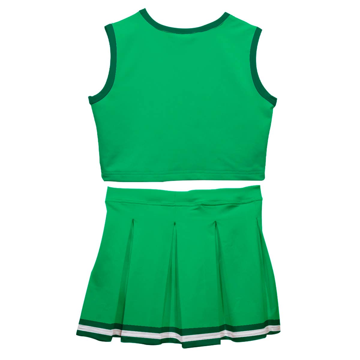Green Sleeveless Cheerleader Set