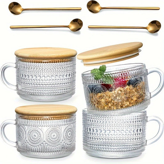 Retro Glass Mugs