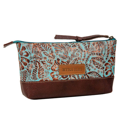 Myra Jacksborrow Leather Hairon Bag In Cactus Bloom