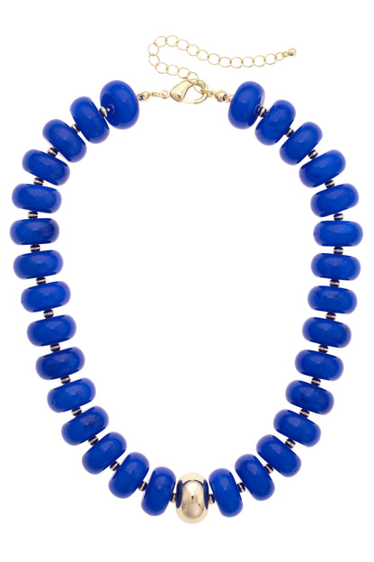 San Sebastián Beaded Resin Necklace