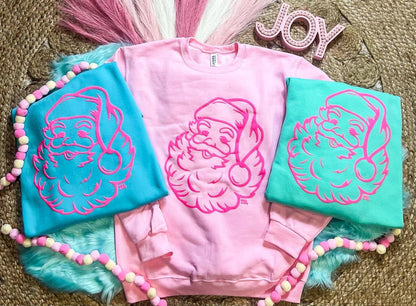 VIRAL Puff Santa Christmas Sweatshirts