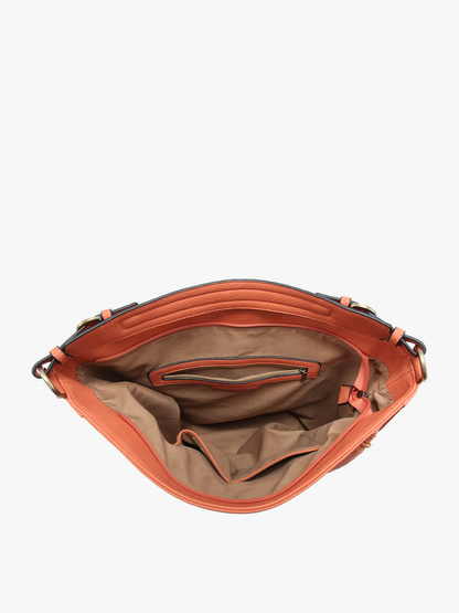Aris Small Whipstitch Hobo w/ Guitar Strap