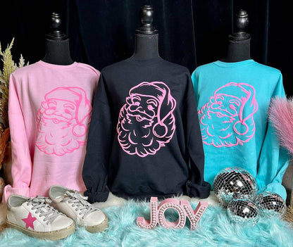 VIRAL Puff Santa Christmas Sweatshirts