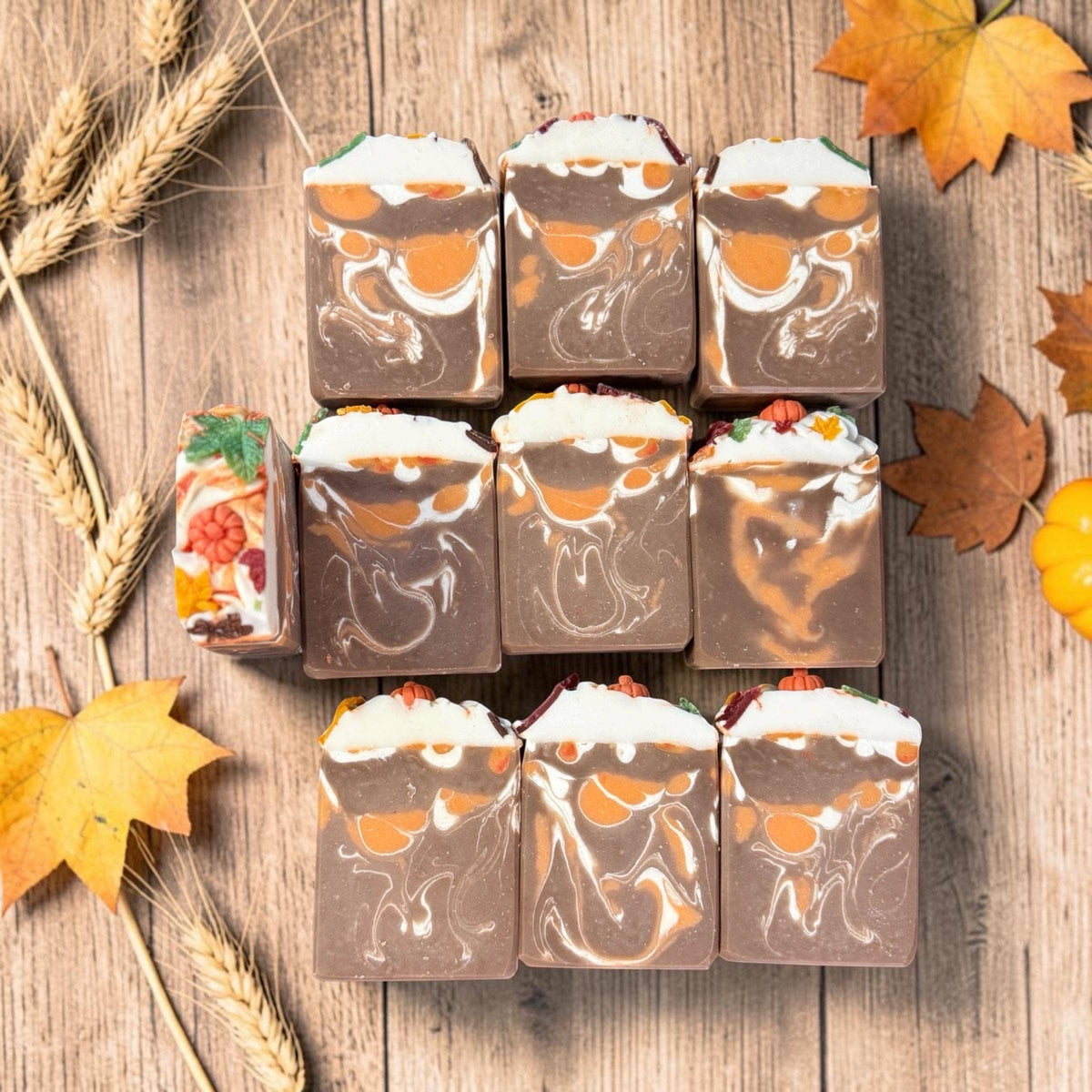 Pumpkin Spice Bar Soap, Tallow and Goat Milk