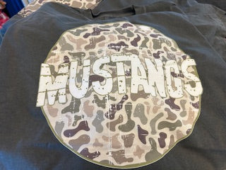 Mustang Circle Camo Tee