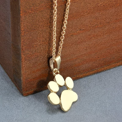 Paw Print Charm Necklace