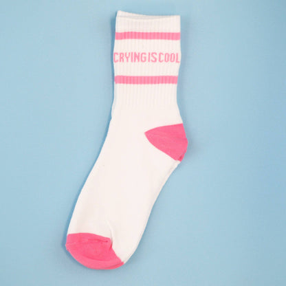 Funny Crew Length Socks: Clean Feet Dirty Mind
