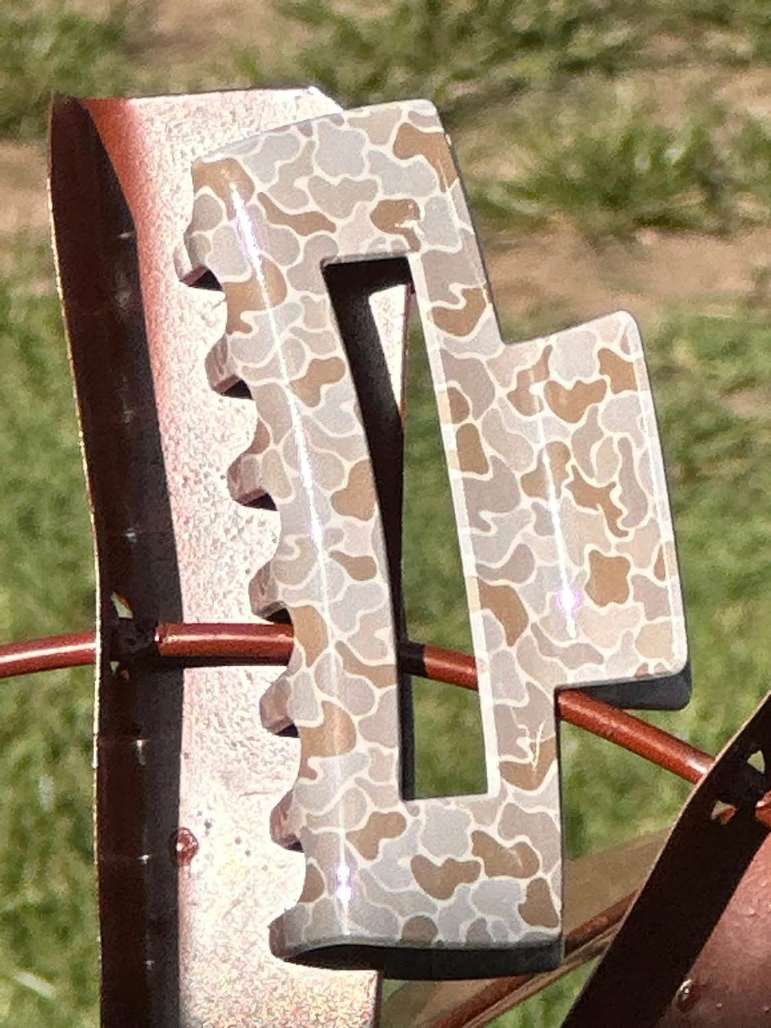 Large Pattern Claw Clips