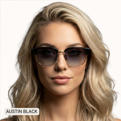DAX Austin - Unisex Polarized Square Sunglasses