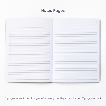 2027 Monthly Planner - Midnight Petals